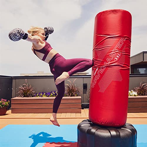 Century Wavemaster XXL | Freestanding Punching Bag with Base | Heavy Bag Boxing Martial Arts Kickboxing Bag | Optimal Strength and Cardio Training Bag - color: Red