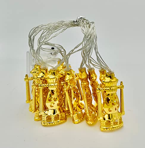Holiday String Lights, Fairy Lights for Decoration on Christmas, Holiday Season and Festivals with Battery Pack Moon Star Lantern (Lantern_WW) (RW3a) - color: Lantern_WW