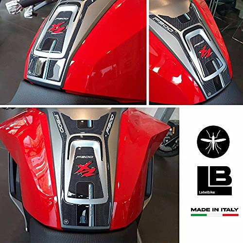 labelbike 3D Sticker Motorcycle Tank Pad Compatible with BMW | F900XR, Resin Protection, Anti-scratch, Decoration