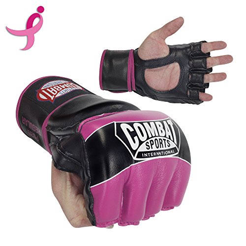 Combat Sports Pro Style Grappling MMA Gloves - color: Pink, size: Standard