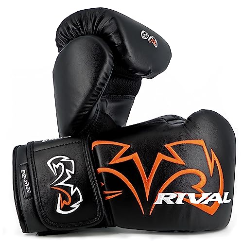 RIVAL Boxing RB11 Evolution Heavy Bag Gloves, with a High-Density, Power-Transmitting Foam and Microfiber Outer - color: Black, size: X-Large