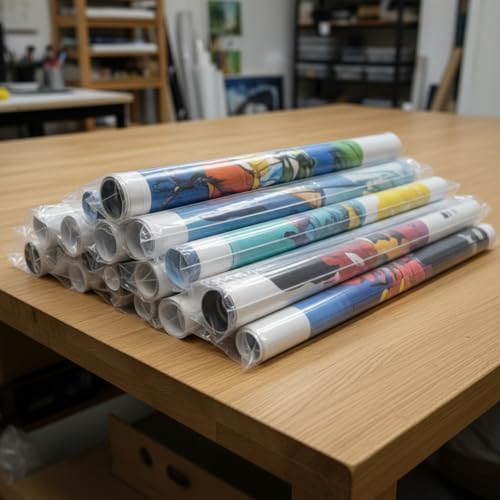 20PCS 4" x 30" Extra Long Clear Plastic Sleeves for Posters and Banners | Heavy Duty, 2 Mil Thick, Flat Open, Long Tube Storage Bags for Packaging Blueprint, Fishing Rods & Large Narrow Items - color: 4" x 30"-20PCS