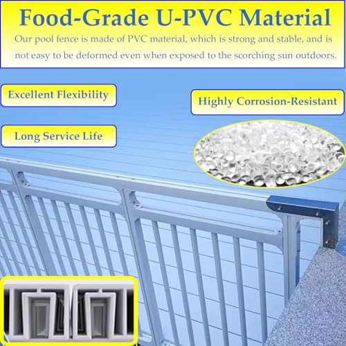 Pool Fence, Pool Underwater Partitions, Swimming Training Railing Panel for Children/Kids, Removable Pools Divider Baffle, Heavy Duty Pool Separation Guardrail(Size:L 9m/29.5ft) - size: L 9m/29.5ft