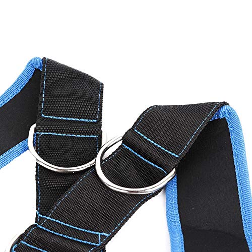 Sled Harness Tire Pulling Harness, Sled Shoulder Harness Adjustable Fitness Workout Speed Training Trainer Belt with Pull Strap for Pulling Speed Training,