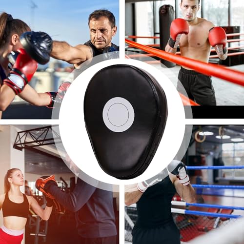 Boxing Pads Training Martial Arts Strike Pad Kick Shield Adult Punching | Boxing Training Pads for Jiu-jitsu Kali Thai Karate Home Gym Club Boxing Equipment - color: Black