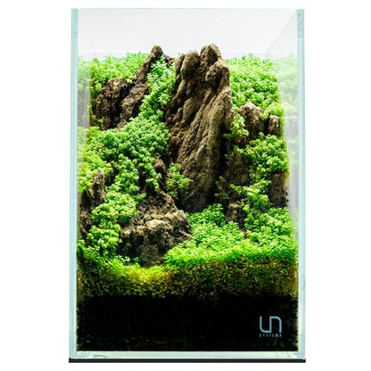 UNS Ultra Clear Rimless Tank - 10.6GAL | 40.5L - 11.81x11.81x17.71 | 30x30x45 CM, 5mm Glass Thickness, Leveling Mat Included - Low Iron, High Clarity Fish Tank w/ 45° Mitered Edge - [30T] - size: [30T] - 10.6 Gal - 11.81 x 11.81 x 17.71 in