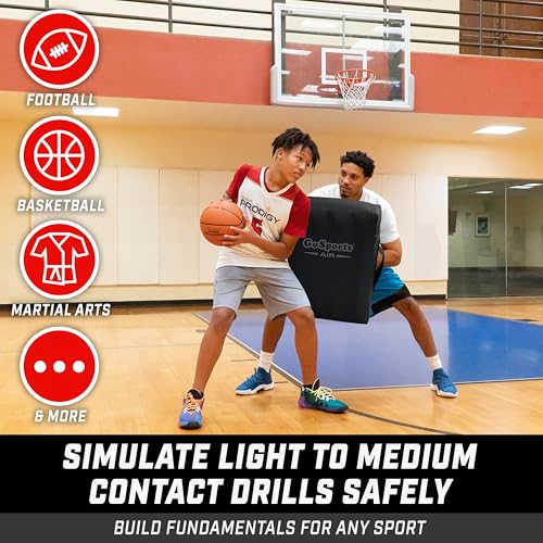 GoSports Inflatable Blocking Pads - Choose Your Size - Training Equipment for Basketball, Football, Lacrosse, Martial Arts & More - style: 23" x 15"