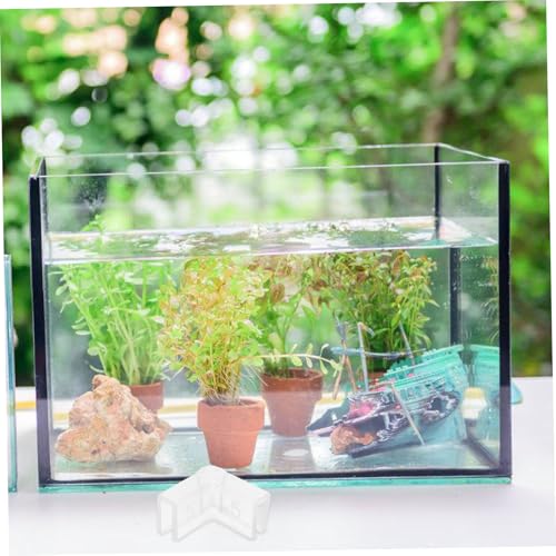GALPADA 10pcs Transparent Corner Guards for Fish Tanks Soft Aquarium Edge Protectors and Boys and Girls Corner Safety Easy Installation Shaped Design