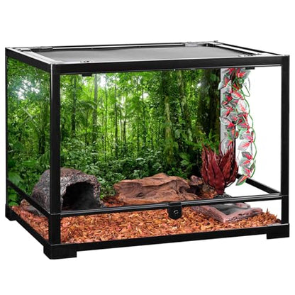 30x12 in Tropical Terrarium Backdrop Green Tree Reptile Habitat Background | AWERT Rainforest Aquarium Background - size: 30x12in/75x30cm