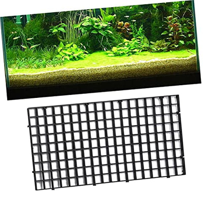 NOLITOY 6pcs Aquarium Fish Net Segregation Board Black Divider Clamps for Fish Tanks Breeding Survival Rate