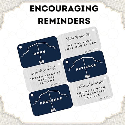 Islamic Affirmations Cards (30 Daily Reminders by Zarf), Spiritual, Quran English, Decor, Ramadan Decorations, Islamic Gifts, Eid Gift, Learn Arabic, Arabic Flashcards Daily Affirmation