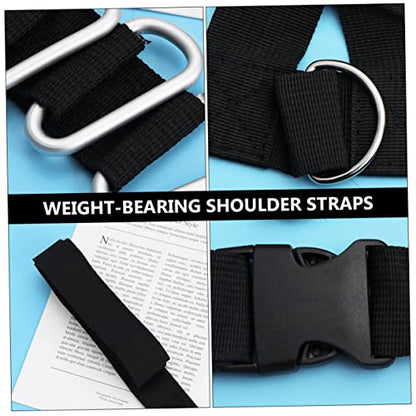 BESTonZON 2Pcs Resistance Training Belt for Running Sled Harness for Strength Improvement Durable Fitness Device for Speed and Outdoor Exercises