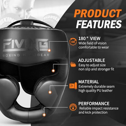 Headgear for Boxing,Martial Arts Headgear,Kickboxing Head Gear for Muay Thai,Grappling, Sparring, Kickboxing, Karate, Taekwondo - size: Medium