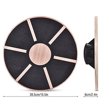 Wobble Board, Fitness Equipment Balancing Rocker Stability Balancer Anti-Slip Feet Up Trainer, for Hemiplegia Stroke Rehabilitation Training