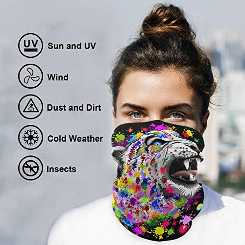 visesunny Seamless Scarves Bandana Scarf UV Resistence Outdoor Sport Balaclavas Headwear Headband Unisex - color: Multi15