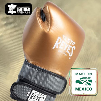 CLETO REYES Hero with Double Strap Hook and Loop Boxing Gloves for Training, Sparring and Heavy Punching Bags - color: White Pearl/Silver, size: 16oz.
