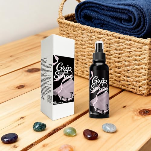 Yoga Mat Spray | Cleaning Long-Lasting Anti-Slip Liquid, Gym Equipment Cleaner Spray for Yoga Mats Shoes Sports Gloves Gear Helmets, Suitable for Women Fitness Football Boxing Accessories