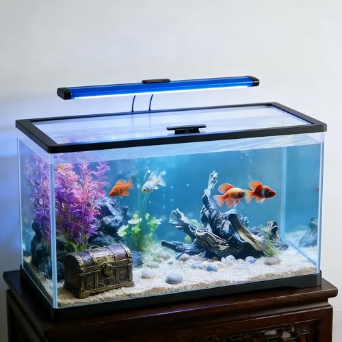 35.84×17.01×0.16 in Clear Tempered Glass Canopy | Aquarium Lid Glass Canopy Aquarium Fish Tank Hoods, Fits Aqueon 30/40gal Breeder(1pcs-35.84 x 17.01 x 0.16in) - size: 1pcs-35.84 x 17.01 x 0.16in