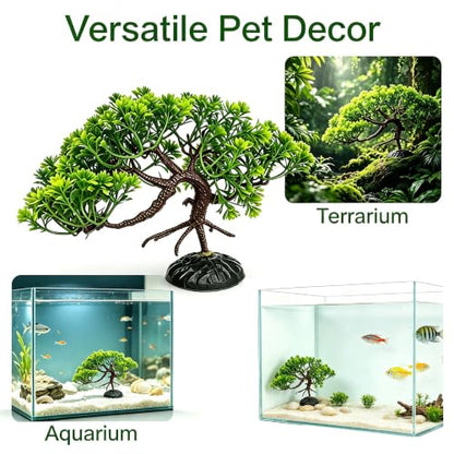 2 Pcs Mangrove Tree for Aquarium Fake Fish Tank | Bonsai Tree for Aquarium,Artificial Aquarium,Mangrove Tree for Aquarium Artificial Fish Tank Landscaping Decoration