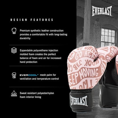 Everlast Spark Boxing - color: Rose Gold, size: 12 oz