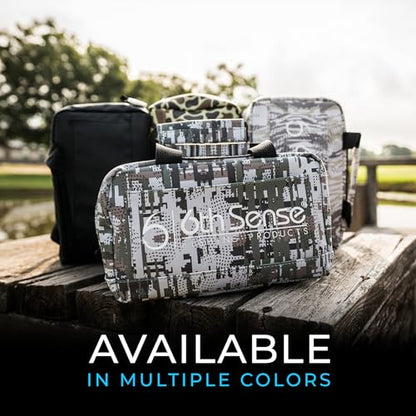 6th Sense Fishing Small Bait Bag – Durable Soft-Sided Storage for Soft Plastics (Caddo Camo - Brown) - color: Caddo Camo - Brown