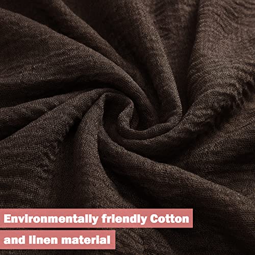 Zhanmai 8 Pcs Women Cotton Hijab Scarf Bulk for All Season Muslim Scarf Shawl Crinkle Hijab Mixed Color - color: Bright Colors