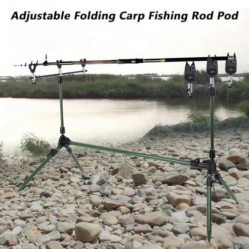 Lixada Adjustable Retractable Carp Fishing Rod Pod Stand Holder