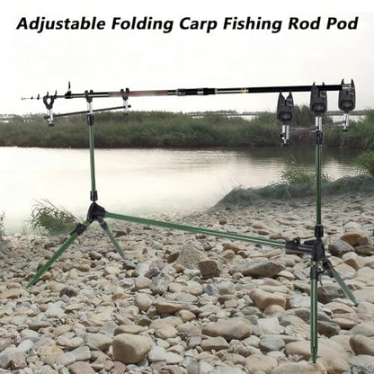 Lixada Adjustable Retractable Carp Fishing Rod Pod Stand Holder