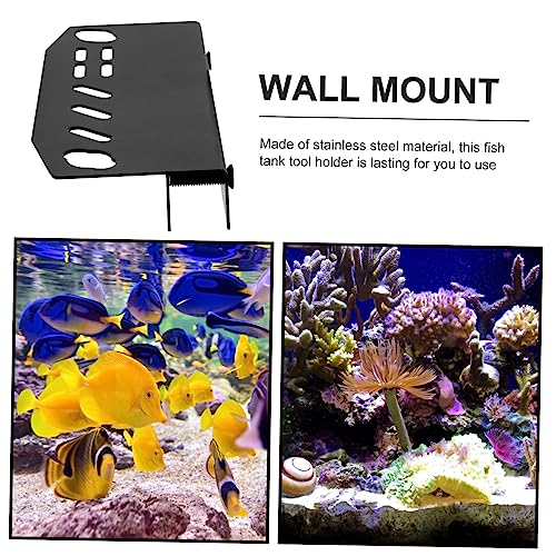 Aquarium Tool Holder Water Plants Maintenance Organizer Multi-Slots for Easy Access Compact Design for Fish Tank Cleaning Lightweight and Storage Rack