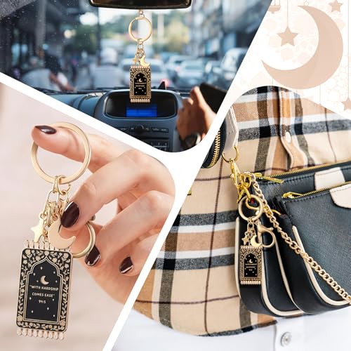 Islamic Enamel Keychains - color: Black