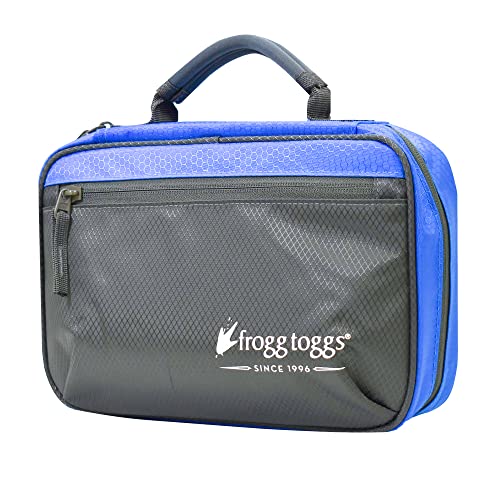 FROGG TOGGS Bait Binder, Fishing Tackle and Bait Storage, Salt Water Resistant Soft Sided Tackle Bag, Blue, i370