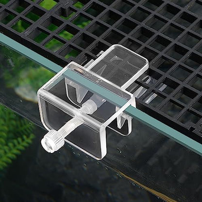 6 Pieces Fish Aquarium Anti-Escape Net Clip Glass Acrylic Holder Bracket Tools for Aquarium Fish Anti-Escape Tool