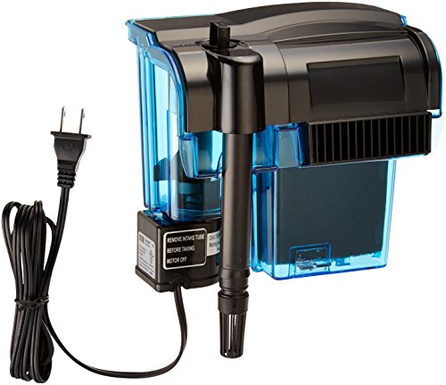 Penn-Plax Cascade 150 Power Filter – Hang-On Filter with Quad Filtration – Great for Freshwater and Saltwater Setups - size: Cascade 150