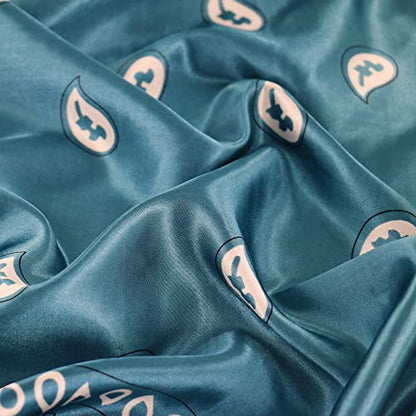 vimate 35" Square Silk Like Head Scarf - Women's Fashion Satin Scarf Bandana for Hair Wrapping at Night. - color: G#. Style--67