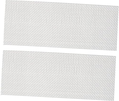 2pcs Aquatic Mesh Sturdy Mesh Pad Mesh Nets Aquarium Cleaners Aquarium Filter Pad Aquarium Mesh Pads Aquatic Wall Mesh Bendable Net Stainless Steel Plant Stand Multifunction - size: 30x20cm