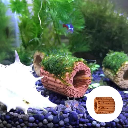 16 Pack Aquarium Plant Weights, Aquatic Plants Fixed Ring Set, Anti-Floating Ceramic Aquarium Plant Rings, Aquarium Landscape Decoration Fish Tank Accessories 1.8 x 1.3 Inch - size: 16PCS
