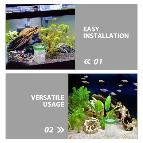 Toddmomy 2 Sets Fish Breeding Box: Aquarium Fish Egg Incubator and Breeding Case - Floating Isolation Box for Guppy Fry - Tank Nursery