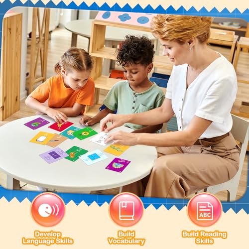 48 Arabic Toddler Flash Cards, Baby Cognitive Flashcards for Kids, Learn Arabic Letters, Number, Color, Shape & Sight Words, Educational Toys with English Transliteration for Preschool Kindergarten