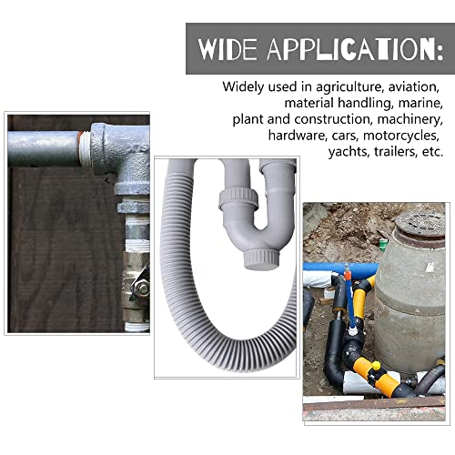 WMYCONGCONG 70 PCS Double Wire Fuel Line Hose Tube Spring Clips Clamp Assortment Kit Irrigation Hose Clamp for Motorcycle ATV, 6-18mm