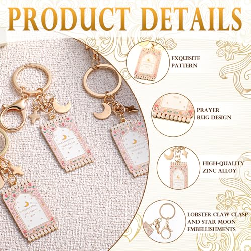 Islamic Enamel Keychains - color: Pink