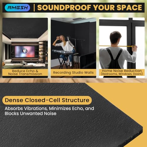 1/4"T x 12"W x 54"L Sponge Neoprene with Adhesive Foam Rubber Sheet | 4.5 Sqft for Weatherproofing, Gasket Seals, Crafts, Soundproof Padding, Vibration Dampening - size: 1/4” Thick X 12” Wide X 54” Long