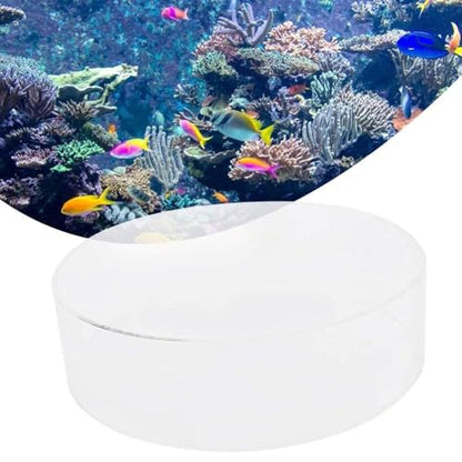 Clear Acrylic Coral Viewer, Aquarium Fish Photograph Cylinder Fish Tank Coral Observe Lense Magnifier Fish Tank Accessory for Viewing Coral and Taking Pictures(250mm)