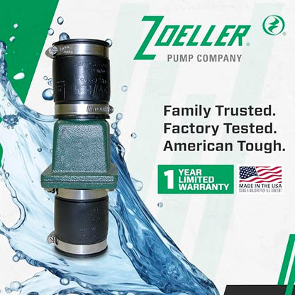 Zoeller 30-0151 2-Inch Cast Iron Slip x Slip Check Valve Union