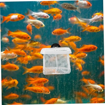 5pcs Fish Tank Separator Net with Cups Fish Breeding Holder Versatile Aquarium Incubator for Hatching and Spawning Net Design