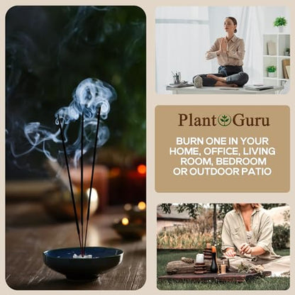 Egyptian Musk 이국적인 향 스틱 17.8cm(7인치) - 벌크 1번들 85~100개 스틱 - 천연 17.8cm(7인치) 오래 지속되는 아로마로 30~45분 동안 연소됩니다.