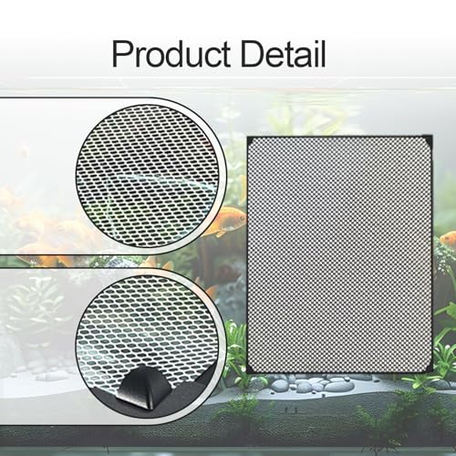 Anti Jumping Net Cuttable DIY Aquarium Screen Top Mesh Protect Carp Fish from Jumping Out of Tank Easy to Install - color: 30cmx20cm