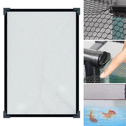 Aquarium Screen Top Cover Protective Net Anti Jumping Tear Resistant Aquarium Screen Top Cover DIY Kit Fish Guard Easy to Use, 60cmx45cm