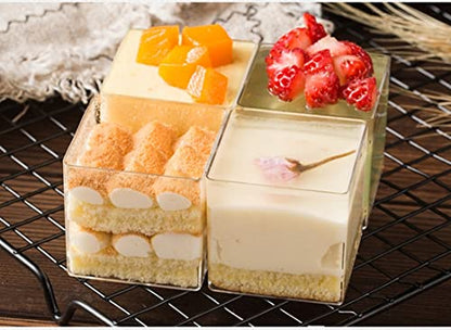 Acrylic Candy Box Clear Boxes with Lids Acrylic Display Cube Lucite Boxes for Gifts Weddings Party Favors Plastic Storage Box - size: 2.2 x 2.2 x 2.2 Inch