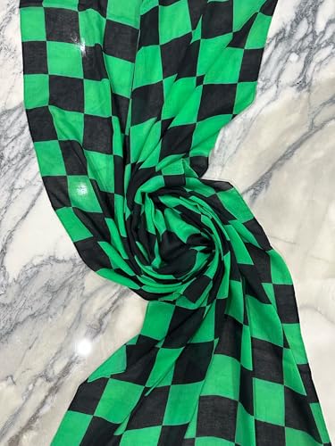 Stylish Premium Modal Viscose Hijabs for Women - color: Tanjiro Anime Print