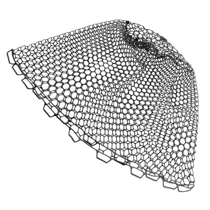 Fishing Net Replacement, 31.1in PVC Mesh Depth Fishing Landing Net with Large Object Head Design for Freshwater Saltwater